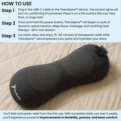 TheraSpine™ Triple Fusion Massager for Back Pain Relief