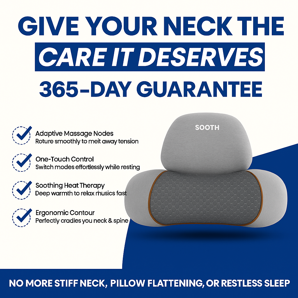 Sooth™3 In 1 Neck Massage Pillow