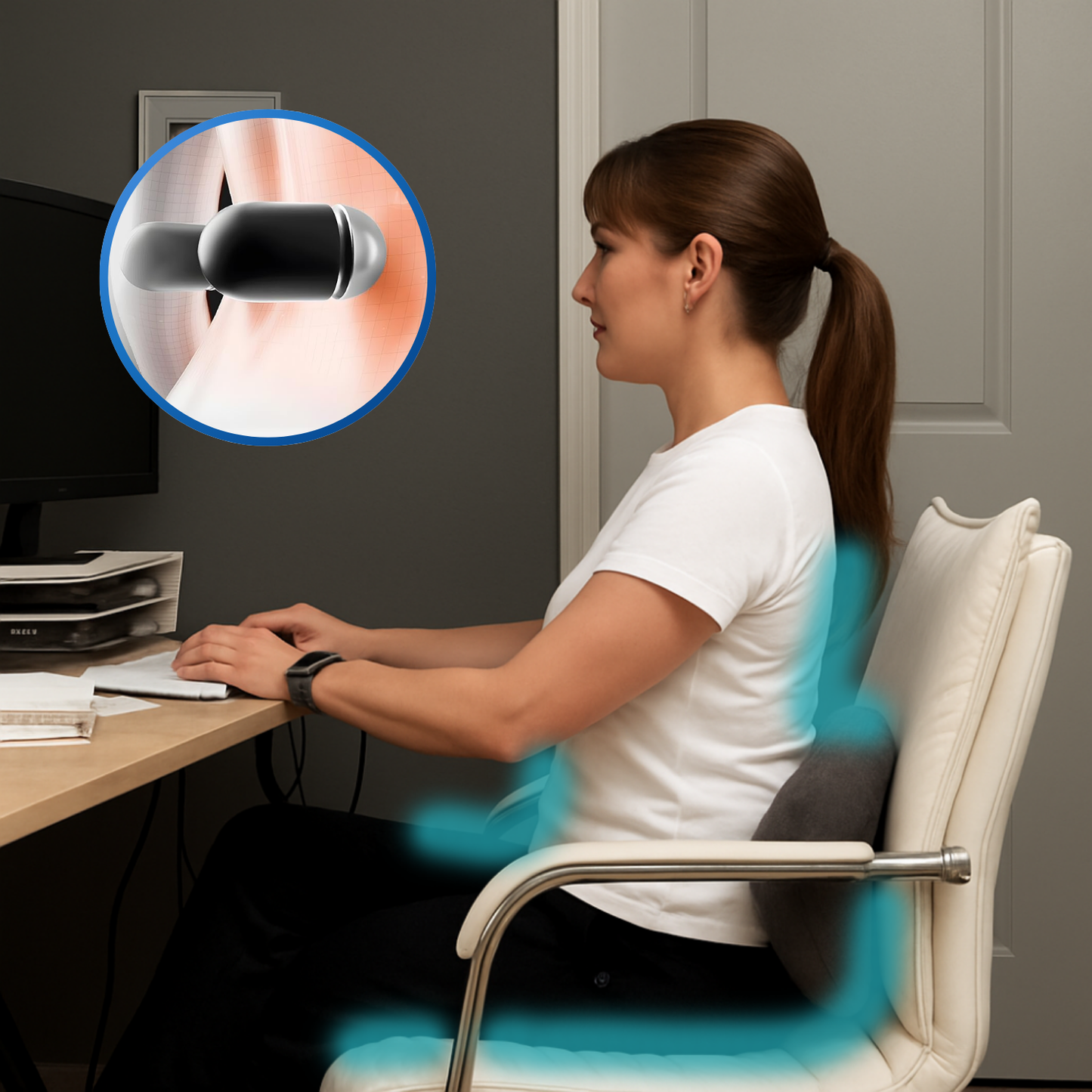 TheraSpine™ Triple Fusion Massager for Back Pain Relief