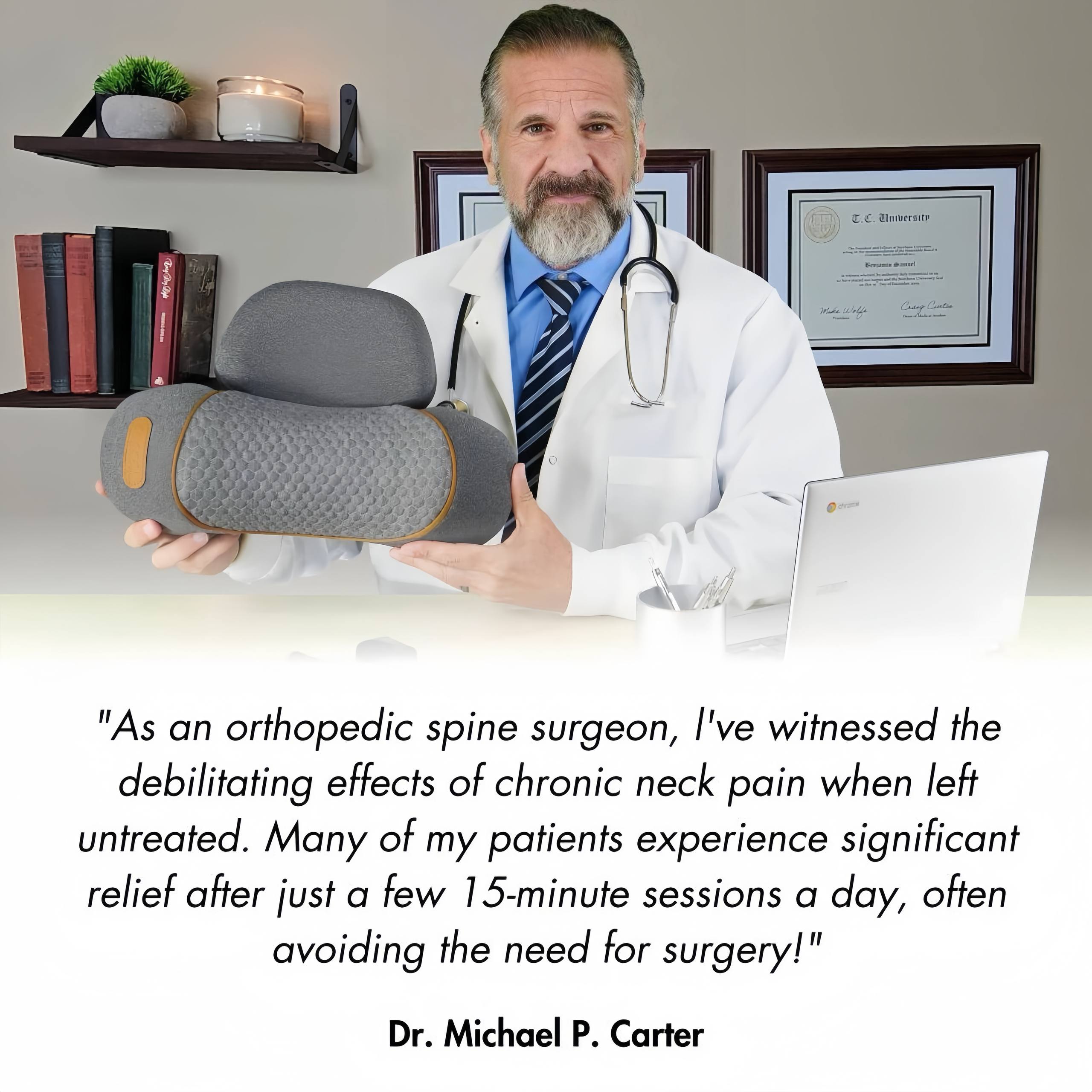 Sooth™3 In 1 Neck Massage Pillow