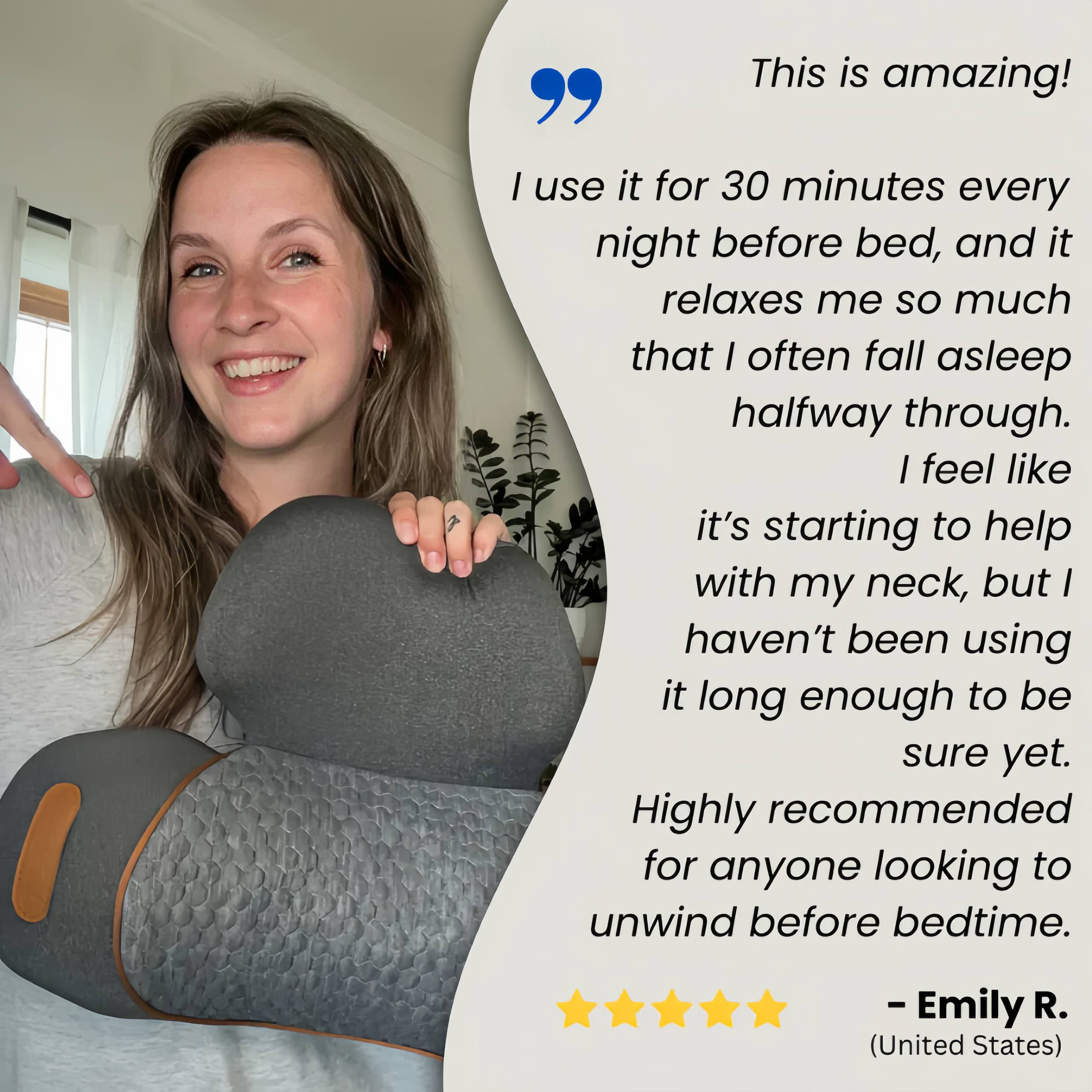 Sooth™3 In 1 Neck Massage Pillow