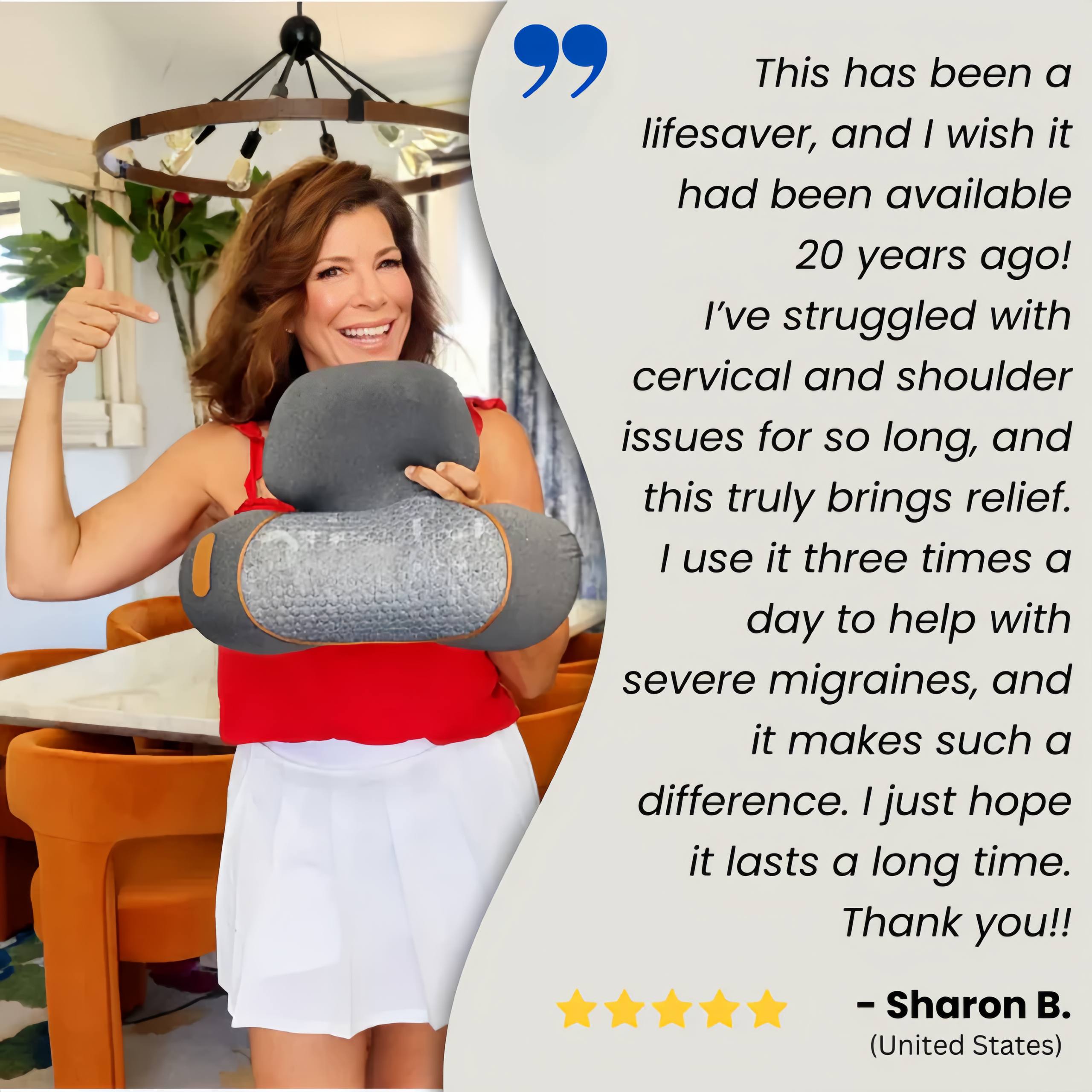 Sooth™3 In 1 Neck Massage Pillow